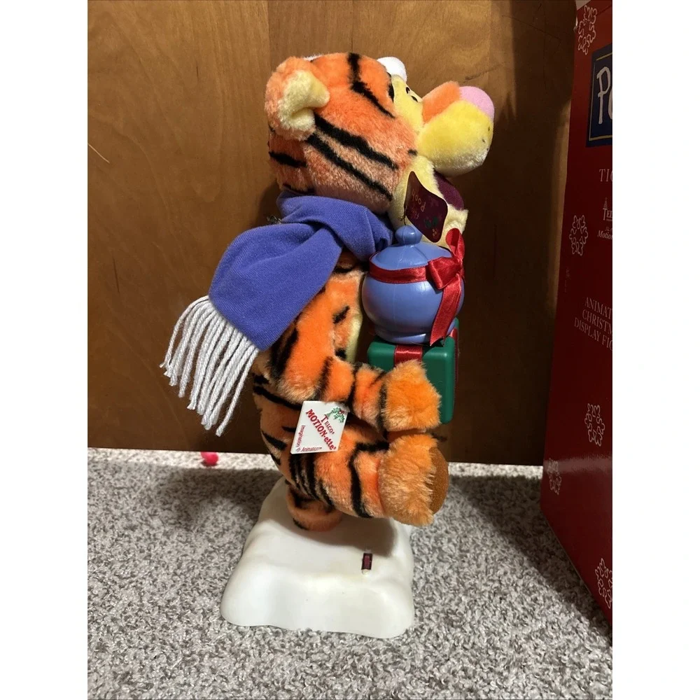 Disney Tigger Motion-ette Christmas Animated Winnie The Pooh Figure Telco 1998